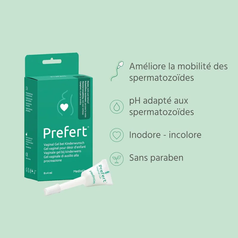 Lubrifiant fertilité Prefert